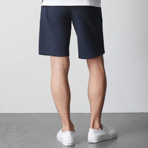 Mack Weldon Navy Ace Sweatshort Shorts in Size Medium - Picture 2 of 8